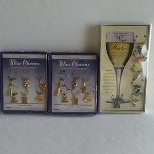 NWOT Lot of Wine Charms